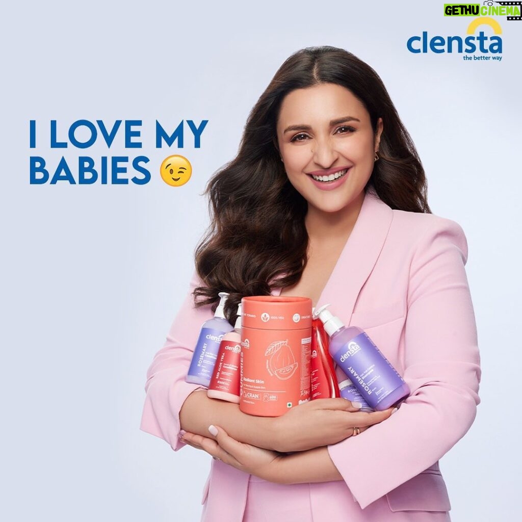 Parineeti Chopra Instagram - With my fav #Clensta babies. I've moved from just good to something better. Now, it's your turn to try #TheBetterWay. Click on the link in bio to shop now! #GoClensta