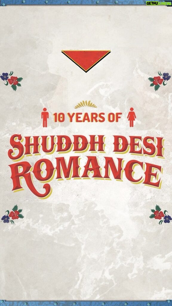 Parineeti Chopra Instagram - Time really flies! A decade to this film but the memories are still fresh. This movie was a journey full of laughter, hectic shoots but heartwarming moments. 💕 What an experience shooting this film with such legendary actors. Rishi sir we miss you. Sushant, miss you even more. You were one of my favourite co stars. #10YearsOfShuddhDesiRomance