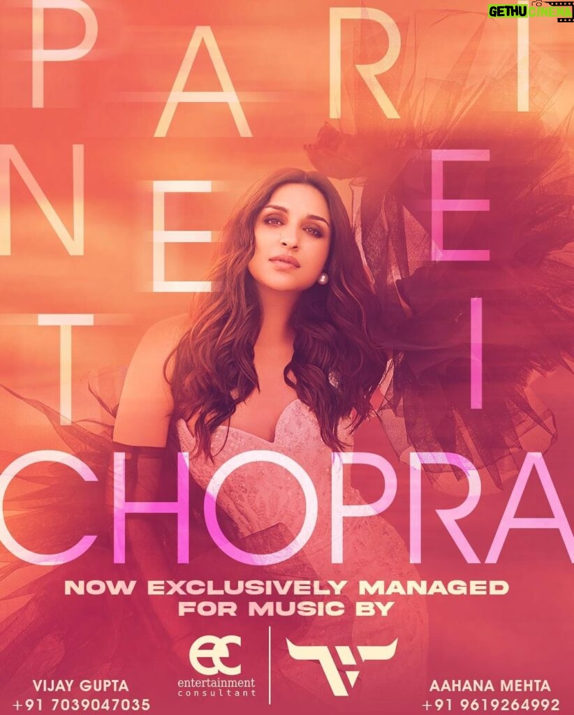 Parineeti Chopra Instagram - Music, to me, has always been my happy place .. I’ve watched countless musicians all over the world performing on the stage and now it’s finally my time to be a part of that world. I feel so lucky, blessed and stressed🤪 about starting off a whole new chapter in my life and I honestly can’t describe how excited I am to embark on this musical journey. A journey that gives me the opportunity to have two careers at once! How fun (and chaotic ) So here’s to embracing the unknown and facing all my fears and kicking off my singing debut! I’m joining hands with the best @entertainmentconsultant and we’ve got some amazing things in store for you all this year. I hope you’re as excited for this as I am! [ New Announcement, Singers Live, Performance] #ParineetiSings #ParineetixEntertainmentconsultant #MusicalJourneyBeginshere #entertainmentconsultant #ecexclusive #parineetichopra