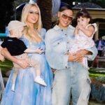 Paris Hilton Instagram - Such a magical and special day celebrating my #BirthdayBoy Phoenix👶🏼🎂 with my friends and their babies🥹🌊⚓️✨💖️ #SlivingUnderTheSea #SlivingMom ✨ Beverly Hills, California