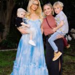 Paris Hilton Instagram - Such a magical and special day celebrating my #BirthdayBoy Phoenix👶🏼🎂 with my friends and their babies🥹🌊⚓️✨💖️ #SlivingUnderTheSea #SlivingMom ✨ Beverly Hills, California
