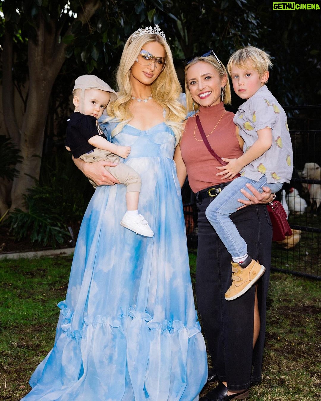 Paris Hilton Instagram - Such a magical and special day celebrating my #BirthdayBoy Phoenix👶🏼🎂 with my friends and their babies🥹🌊⚓️✨💖️ #SlivingUnderTheSea #SlivingMom ✨ Beverly Hills, California
