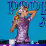 Paris Hilton Instagram - The 2000s are back and so is soda! ✨🫧 Had a blast sliving with @DrinkPoppi this weekend! 💫🪩💕 What’s everyone’s favorite flavor?! Mine is grape 🍇💜 #PoppiPartner #SodasBack Los Angeles, California