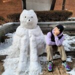 Park Jae-min Instagram - # 나도 내가 뭘 만들었는지 모르겠지만 눈 한 번 더 오면 나라를 건국할 기세. If it snows just one more time, imma found a country. #눈사람 #신발엔스우시