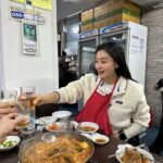 Park Jin-hee Instagram - 촬영 끝나고 회사식구들과 맛집투어 세상엔 느므 맛있는게 많아😂