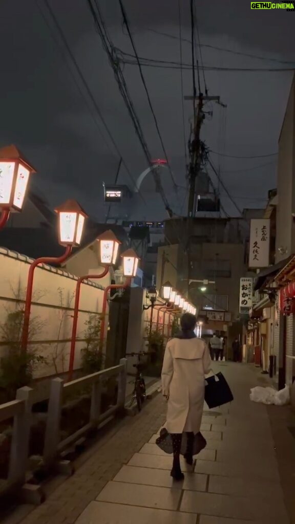 Park Jin-hee Instagram - 촬영차 일본. 세상에!!! #오사카 #Osaka #밤 #골목길