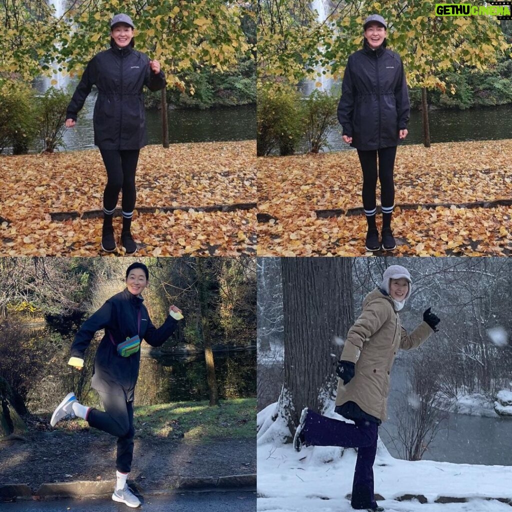 Park Jin-hee Instagram - 하루에 걷기 1시간! . 여름과 가을을 지나 겨울, 아침마다 걷기 운동을 꾸준히 하고 있어요! . 앞으로도 봄,여름,가을,겨울을 있는 그대로 만끽할 수 있기를😍 . #withJ #운동스타그램 #봄여름가을겨울 #걷기운동 #일상