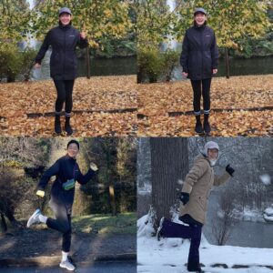 Park Jin-hee Instagram - 하루에 걷기 1시간!
.
여름과 가을을 지나 겨울, 아침마다 걷기 운동을 꾸준히 하고 있어요!
.
앞으로도 봄,여름,가을,겨울을 있는 그대로 만끽할 수 있기를😍
.
#withJ #운동스타그램 #봄여름가을겨울 #걷기운동 #일상