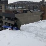 Parkourporpoise Instagram - That was a close call! 🤪 What is your favourite winter activity!? ___________________________________________ #viral #sledding #winter #happy #adrenaline #amazing #insane Montreal, Quebec