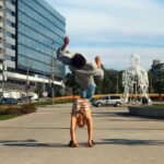 Parkourporpoise Instagram - Jumping into the weekend like...🌪 What are you guys up to this weekend!? ___________________________________________ #viral #jump #diveroll #crazy #adrenaline #happy #360diveroll #epic #fun #montreal #bananaappreciation Parc du Mont-Royal