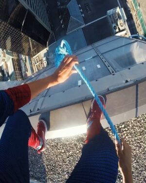 Parkourporpoise Instagram - So I got this last minute job called “spider man” 
____________________________________________  #viral #crazy #dangerous #spiderman #halloween #jump #happy #funny #insane #content #adrenaline #pingusparadise #ropeswing s