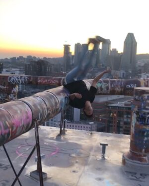 Parkourporpoise Instagram - When you realize your wrong in the argument and don’t want to admit it. S 🎥 @pablo_sxm 
_______________________________________________________ #fix #viral #jumps #montreal #insane #crazy #dangerous #parkour  #construction #backflip #fall #hammer #bobthebuilder #happy #funny #sandwich #zucchinisegway