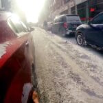 Parkourporpoise Instagram – Me trying to hang onto my sanity until the weekend! 🤷🚗💨 

#snowstorm #lateforwork 
#comedy #stunts Montreal, Quebec