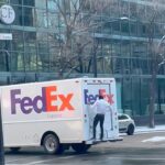 Parkourporpoise Instagram - Hanging on to the back of a postal truck, while somewhat patiently waiting for my package! 🤷🤪😅 #packagedelivery #thedaybefore #christmas #jamesbond007 #waitingfordelivery #downtownmontreal #HolidaySeason #parkour #stunts Downtown, Montreal
