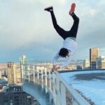 Parkourporpoise Instagram - Hows your balance!? (Please do not try this, it is extremely dangerous) __________________________________________ #viral #balance #flip #jump #insane #amazing #happy #adrenaline #stunts #frontflip