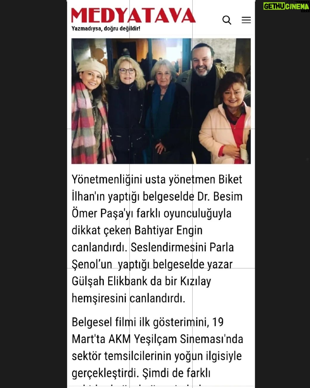 Parla Şenol Instagram - Boyle değerli bir belgeseli seslendirme görev ve onurunu bana verdiği için sayın ve canım @biketilhan a çok teşekkür ediyorum. #besimömerakalın #birhekiminanıları