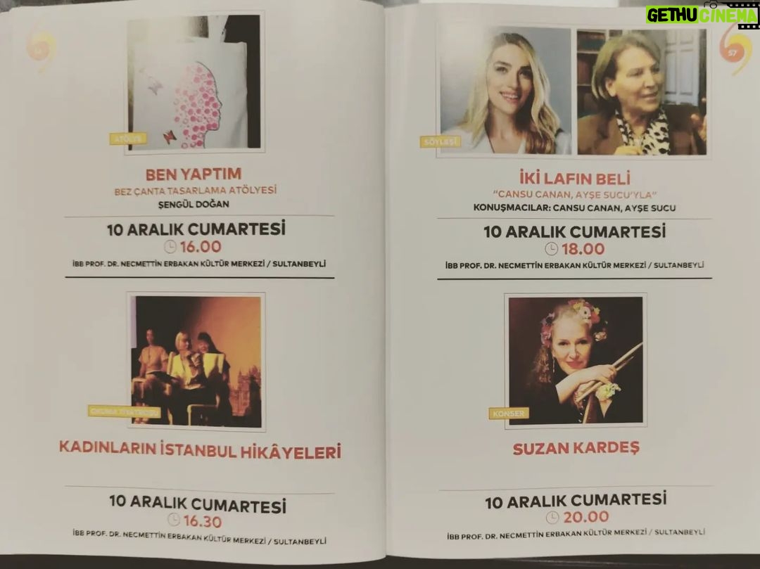 Parla Şenol Instagram - Bugün (10 Aralik) Sultanbeyli'de olacağım. Necmettin Erbakan Kültür Merkezi'nde saat 16.30 da KADINLARIN ISTANBUL HIKAYELERI adlı okuma tiyatromuz var. Öncesi ve sonrasında da güzel etkinlikler var, uygunsanız beklerim.