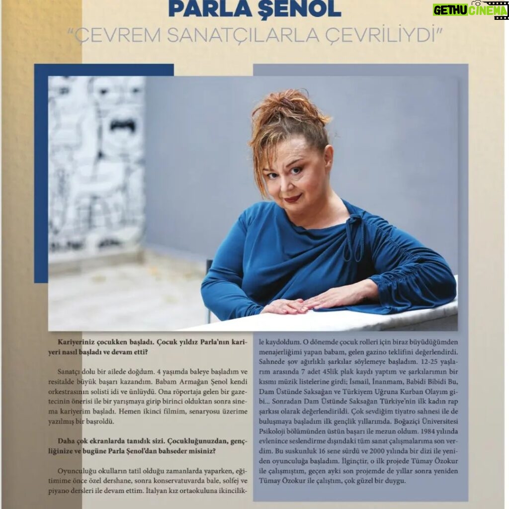 Parla Şenol Instagram - @egelifedergisi Mart sayısı