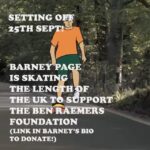 Pat Duffy Instagram - Please support @barneypage quest to skate the length of the UK for @thebenraemersfoundation link in his bio 🙏🏻🙏🏻 go get it Barney⚡️⚡️