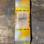Pat Duffy Instagram - Made a few of these “Electric⚡️Dragonfly” boards for Xmas just locally, some are better than other..there’s a few left and can always screen more💯⚡️🙏🏻 8.5 popsicle - 8.75 late 80s shape. dm if interested... unfortunately shipping has gone up 30% internationally so ship can be a bit¢$$ 😬 #handmade #skateboarding #diyskateboarding #FakieNollie thanks @seila.sungold for the artwork 💯♥️