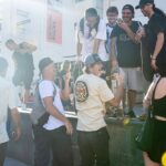 Pat Duffy Instagram - Few years ago i asked everyone at Macba to get in this ollie photo cause i thought i may never make it back for skateboarding and wanted the memory @pal_photo was cool enough to shoot this epic picture 📸. And now! On my way to Barcelona to go skateboard holiday w/ fam n friends ✔️☀️☀️☀️