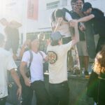 Pat Duffy Instagram - Few years ago i asked everyone at Macba to get in this ollie photo cause i thought i may never make it back for skateboarding and wanted the memory @pal_photo was cool enough to shoot this epic picture 📸. And now! On my way to Barcelona to go skateboard holiday w/ fam n friends ✔️☀️☀️☀️