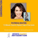 Patricia Heaton Instagram - Only two days left to bid!! Please help us spread the light and keep it going with our Inaugural @theartistsagainstantisemitism Virtual Auction! Auction ends tomorrow at 4pm EST for all these fantastic items, including a Zoom and signed copy of my book. Head up to the link in my bio to get started! #spreadthelight