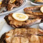 Patricia Heaton Instagram - On to Nazaré! We watched the HBO Documentary “100 Foot Wave” and then got to visit the actual place, Nazaré, where Garret McNamara conquered the biggest wave in the world. But first we stopped to have one of the best and simplest lunches I’ve ever had. - fish and lobster caught that morning and beautifully and simply prepared at Restaurante O Luis. Nazaré, Portugal