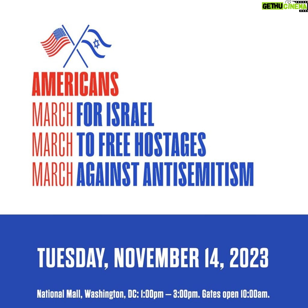 Patricia Heaton Instagram - Join me for the “March for Israel” on Nov. 14, at 1 p.m., on the National Mall in Washington, D.C. We will be marching to show solidarity with Israel, demanding the immediate release of the hostages held by Hamas, and condemning the rise in antisemitic violence and harassment. Will you march for Israel with me? marchforisrael.org #marchforisrael #MarchAgainstAntisemitism Daniel Slim//AFP via Getty Images, via JTA
