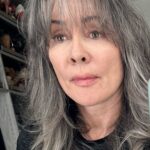 Patricia Heaton Instagram - Got a little too bored and cut some bangs into my hair…