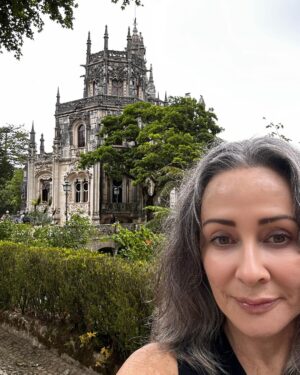 Patricia Heaton Instagram - Visiting Sintra in Portugal is a must. It’s a World Heritage site and home to the most stunning castles in a fairy tale setting. The hilly streets give you a good workout!