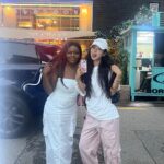 Patricia Thona Yiombi Instagram - 행사가 거즘 할리우드 느낌 그 자체(미국 한번도 안 가봄)😋 절미언니랑 데이뚜😘 Seoul, Korea