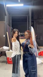 Patricia Thona Yiombi Instagram - 우리 이길 핫걸 나와봐❤️‍🔥 #waterchallenge #워터챌린지 #진절미 #파트리샤