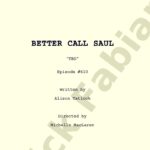 Patrick Fabian Instagram - Tonight. Episode 610 “Nippy” Written by #AlisonTatlock Directed by #MichelleMacLaren #BetterCallSaul @bettercallsaulamc @amc_tv @amcplus @sptv