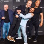 Patrick Fabian Instagram - Highjinks. #RedCarpetFun #ShowBizFun #BetterCallSaul #JonathanBanks #BobOdenkirk #MichaelMando @bettercallsaulamc @amcplus @amc_tv @sptv