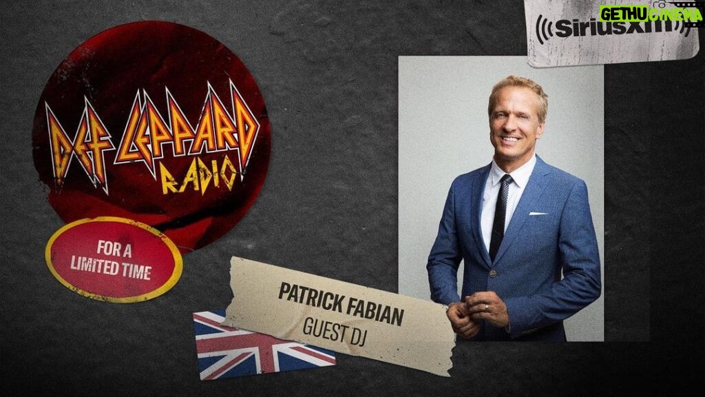 Patrick Fabian Instagram - One Lump or Two? Thank You !!!!@defleppard for letting me Guest DJ on #DefLeppardRadio on @siriusxm !! Check it out on Channel 505 or the @siriusxm app Shout out to @deadletters for hooking me up!🤘