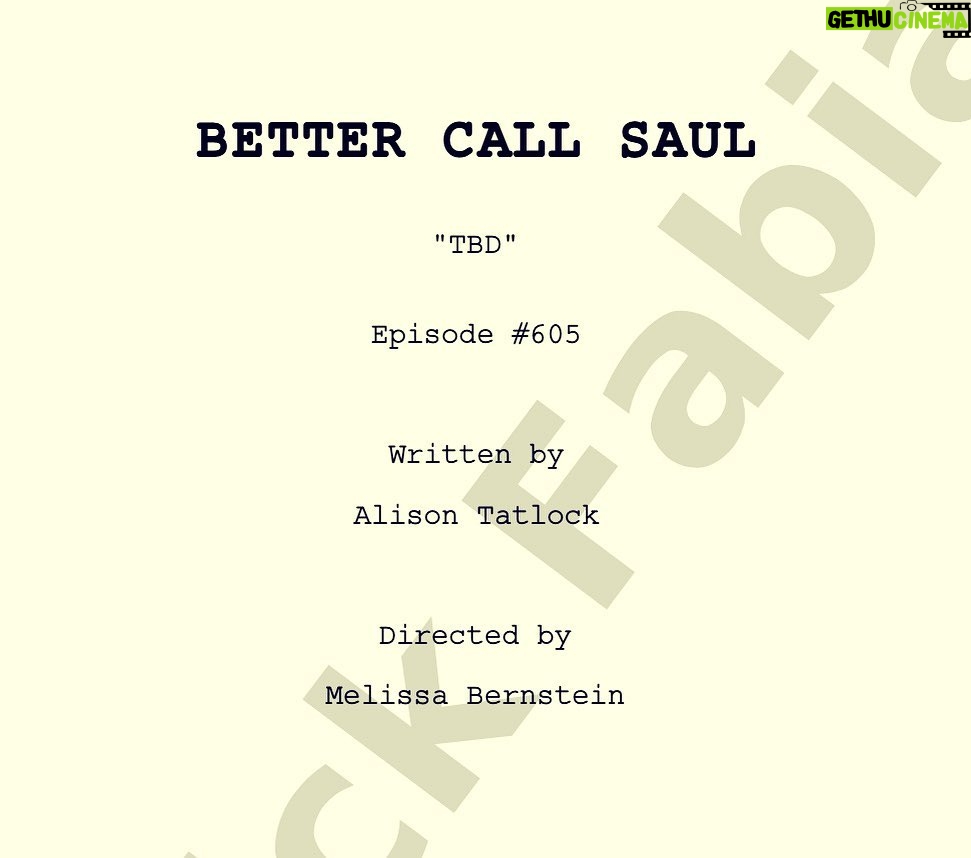 Patrick Fabian Instagram - Tonight. Episode 605 “Black And Blue” Written by #AlisonTatlock Directed by #MelissaBernstein #BetterCallSaul @bettercallsaulamc @amcplus @amc_tv @sptv