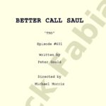 Patrick Fabian Instagram - Tonight. #BetterCallSaul Episode 601 “Wine and Roses” Writer #PeterGould Director #MichaelMorris Episode 602 “Carrot and Stick” Writer #Tomschnauz & #ArielLevine Dir #VinceGilligan @amc_tv @bettercallsaulamc @sptv