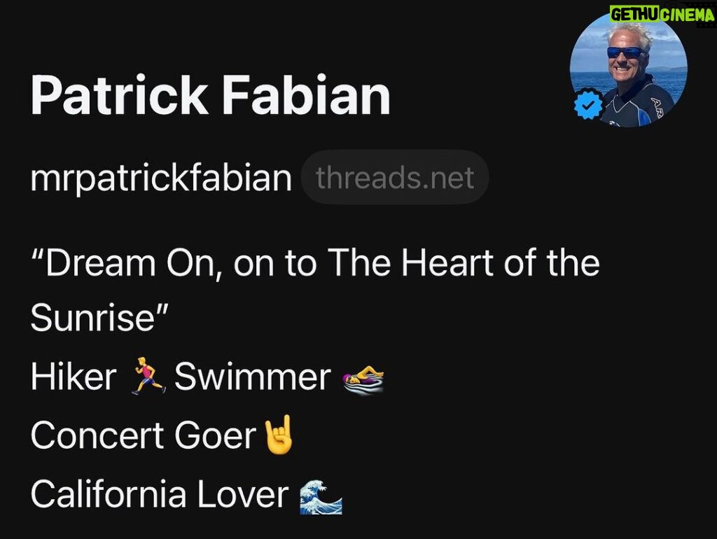 Patrick Fabian Instagram - Also Threading as mrpatrickfabian….🧵