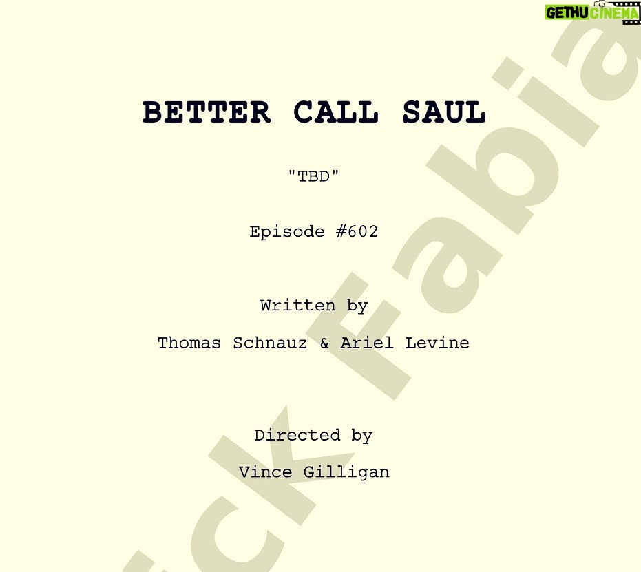 Patrick Fabian Instagram - Tonight. #BetterCallSaul Episode 601 “Wine and Roses” Writer #PeterGould Director #MichaelMorris Episode 602 “Carrot and Stick” Writer #Tomschnauz & #ArielLevine Dir #VinceGilligan @amc_tv @bettercallsaulamc @sptv