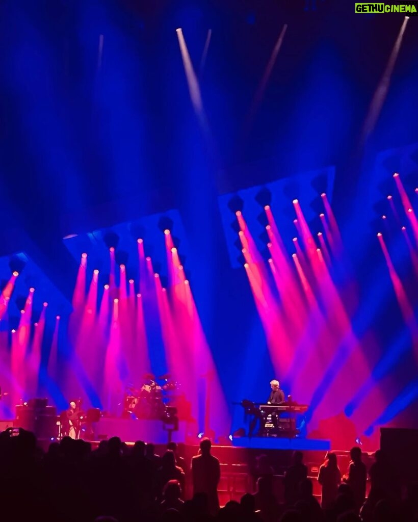 Patrick Fabian Instagram - #Genesis took their final bow at #o2arena in #London for #thelastdominotour and their career…..(these pics from @littlecaesarsarena in dec)….I came in at #Abacab , went back through the catalog & marched forward to this last tour……outstanding musical companions for my life & am so happy I got to witness and experience them live as I’ll continue to do so through my headphones. 💙🤘 Thank You @genesis_band