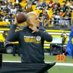 Patrick Fabian Instagram - One week ago….A blast @acrisurestadium …..Thank You!!! @steelers for another dream come true….throwing on the field at halftime and supporting the Black & Gold with fellow yinzers @mingna_wen , @wwegraves & @tommyshaw of @styxtheband …..didn’t win last week, but always a fan, no matter what! #HereWeGo @steelers_nation_unite @kingofbayonne @steelernationcom
