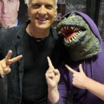 Patrick Fabian Instagram - Thanks to everyone who came out @stocktoncon to say hi……special shout out s to Lalo & Godzilla….and the HHM art and the RUSH Bear, and Cyborg Superman @originalfunko …..it was a whirlwind and a blast! 💙P #stocktoncon #bettercallsaul #thelastexorcism #dcanimatedmovies #cyborgsuperman #xena #revyummypants