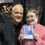 Patrick Fabian Instagram - Thanks to everyone who came out @stocktoncon to say hi……special shout out s to Lalo & Godzilla….and the HHM art and the RUSH Bear, and Cyborg Superman @originalfunko …..it was a whirlwind and a blast! 💙P #stocktoncon #bettercallsaul #thelastexorcism #dcanimatedmovies #cyborgsuperman #xena #revyummypants