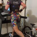 Paul Felder Instagram - Just a little glimpse into one of my pain cave brick 🧱 sessions. Today was 1:40 on the bike with lots of race pace efforts, followed by 48min run off with 3x2k (min recover) 4x400m min jog between. Thank you too @christine.cwpc who is so pregnant 🤰 and still helped out with the camera! Paces if anyone cares…270-300watts for race effort, recovers around 190-225 Run about 8.3-8.6 for the 2k repeats 400s about 9.5-10mph. Now time for pizza!