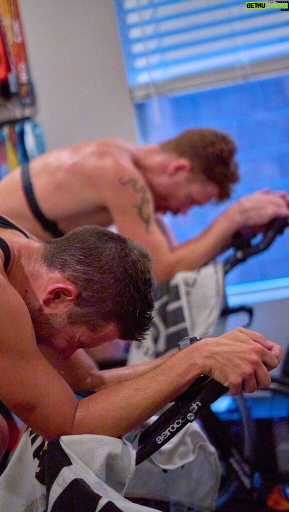 Paul Felder Instagram - Grinding with the squad. Hard 20+ hour training week here in Vegas just putting in the work day after day. 3 hours of suffering in the pain cave made better with company! 📸 @organicironman #ufc #triathlon #protriathlon #triathlontraining #swimbikerun #everymanjack Las Vegas, Nevada