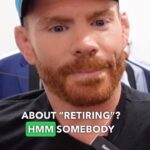 Paul Felder Instagram – “Retired”. There’s always room for more.