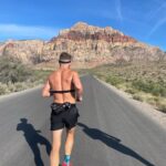 Paul Felder Instagram - I have been wanting to do this run for weeks. The red rock scenic loop! Just under 15 miles with LOTS Of climbing. Thank you @jriele @muddytriathlete for suffering with me. Oh! And I get to call some awesome fights this sat! Early card for us here in Vegas! Next week I’m taking on the Pocono tri fest(brutal course) I’m ready to suffer! #mma #triathlon #samplekit #redrocks #ufc #ironlung 📸 @jriele