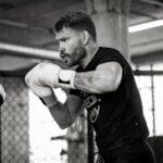 Paul Felder Instagram - Just solid shots from @_curtisee of me and @coach.john215 working the basics👊🏻 #phillymma #work