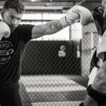 Paul Felder Instagram - Just solid shots from @_curtisee of me and @coach.john215 working the basics👊🏻 #phillymma #work